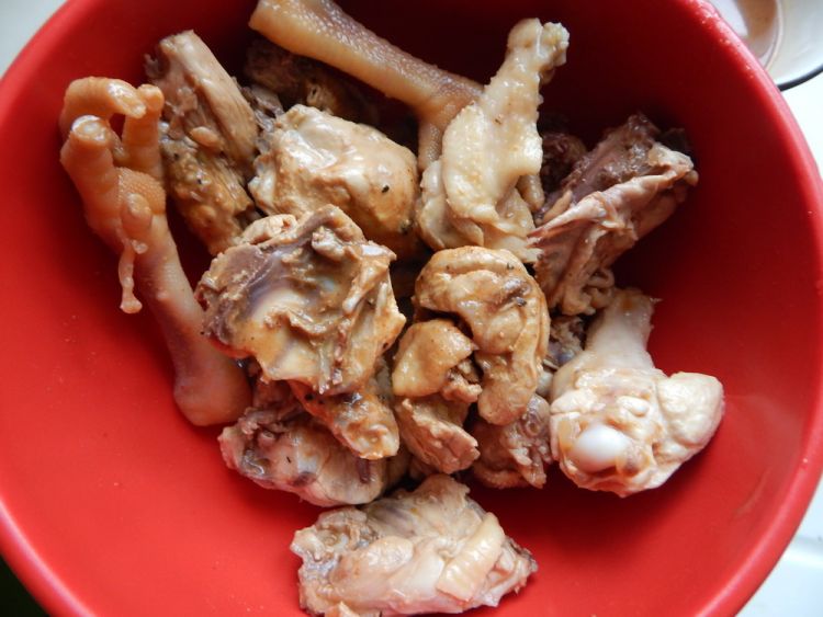 荷叶粉蒸鸡块步骤6
