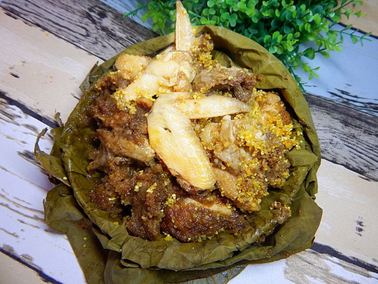 荷叶粉蒸鸡块步骤12
