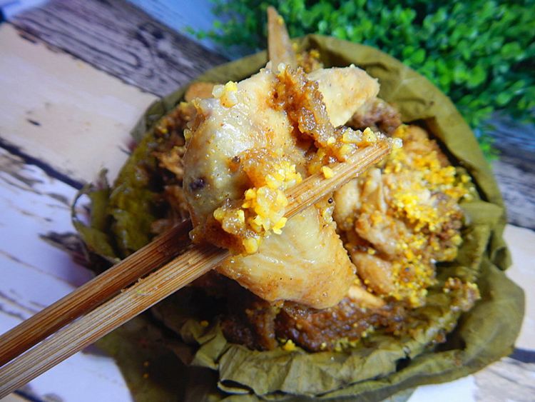 荷叶粉蒸鸡块步骤13