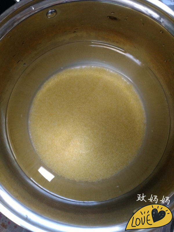 小米紫薯圆子粥步骤1