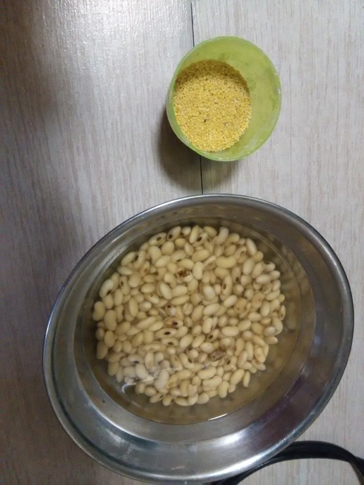 小米豆浆步骤1