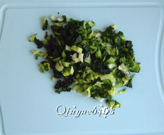 菊花菜咸味粥步骤5