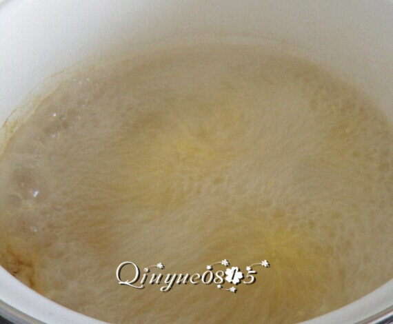 菊花菜咸味粥步骤3