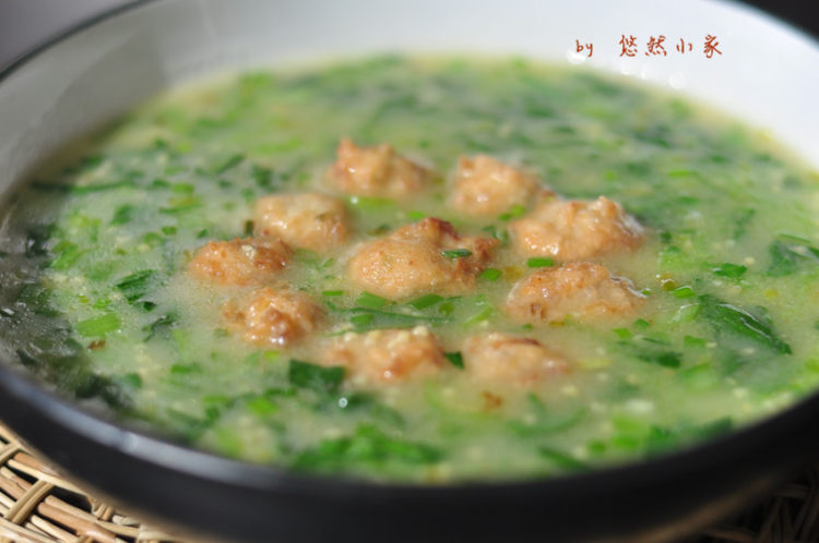 小米丸子汤步骤9