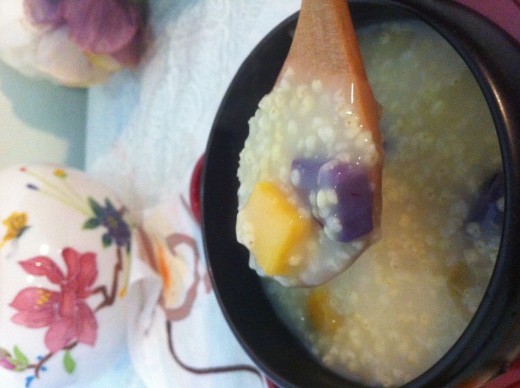 双薯小米粥步骤9