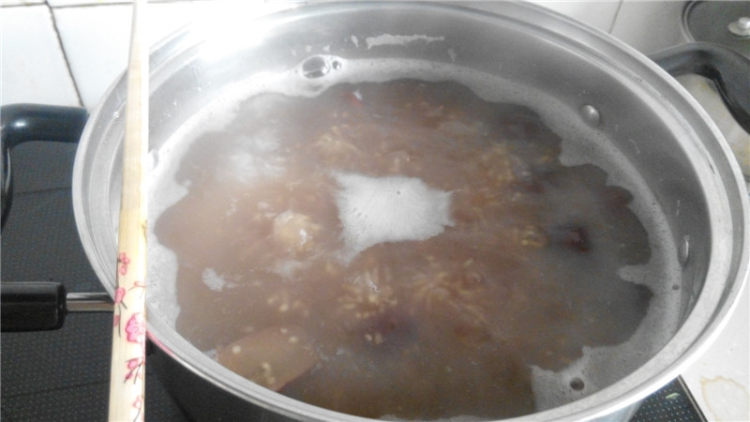 红豆薏米小米红枣粥步骤12