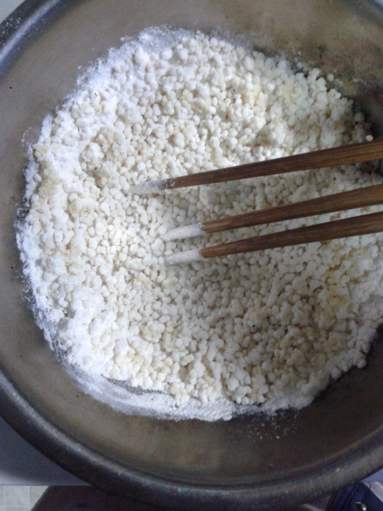 小米白菜火腿疙瘩汤步骤4