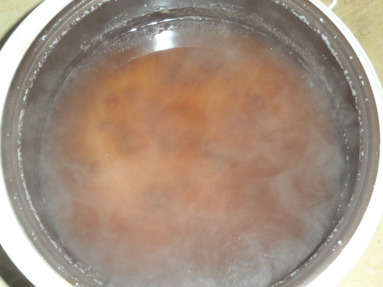 红豆小米粥步骤4