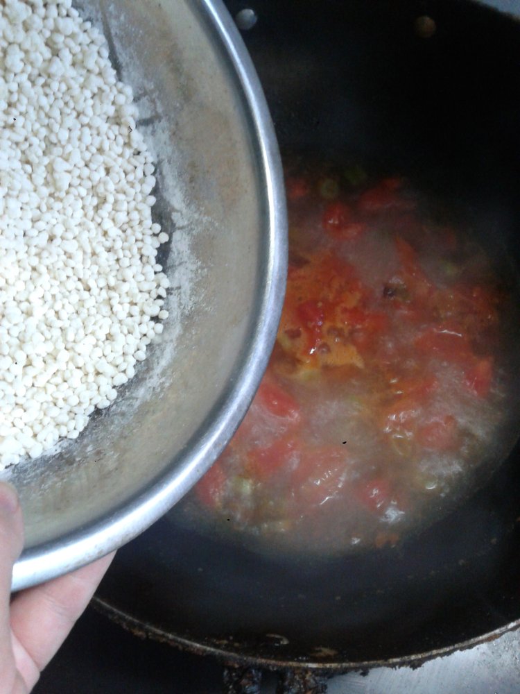 小米西红柿疙瘩汤步骤11