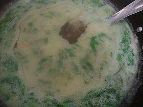 豆渣小米菠菜粥步骤9