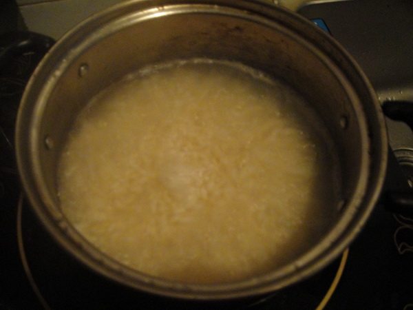 绿豆薏米小米粥步骤7