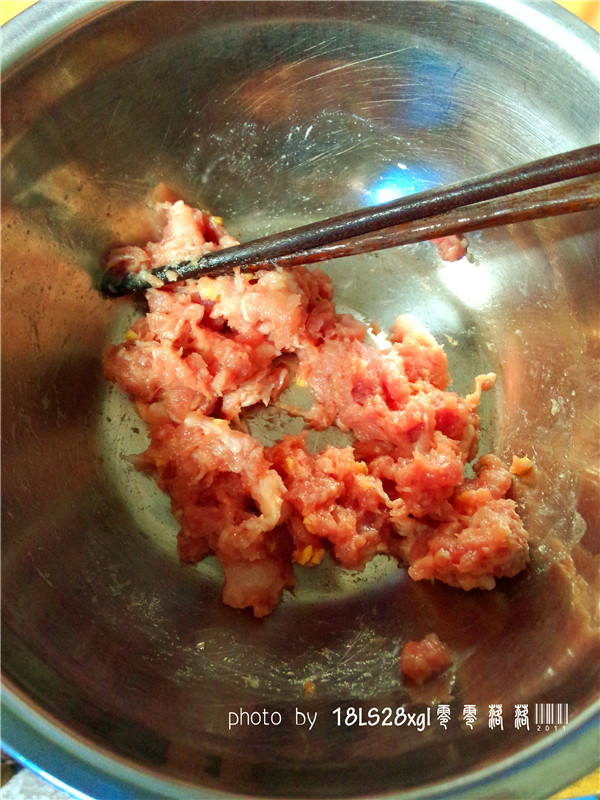 小米肉丸步骤2