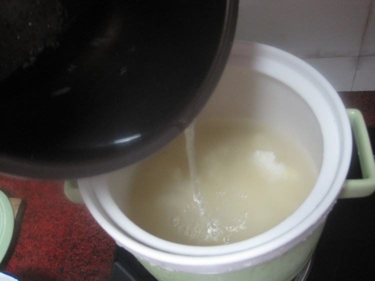 菜干瘦肉粥步骤5