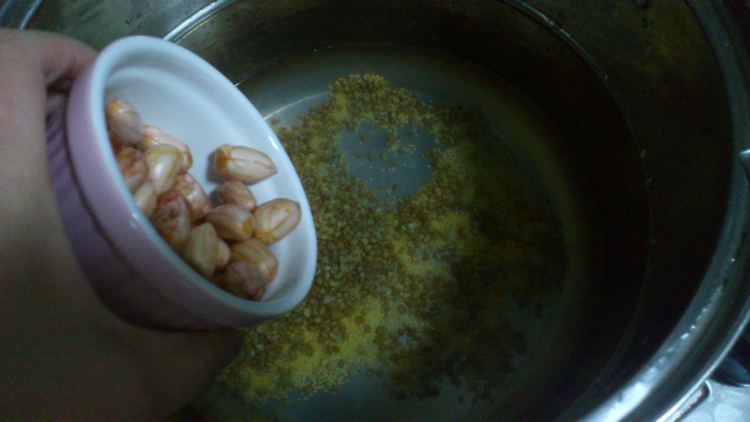 双米青豆粥步骤4