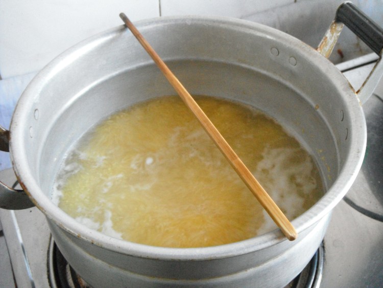 玉米渣小米粥步骤5