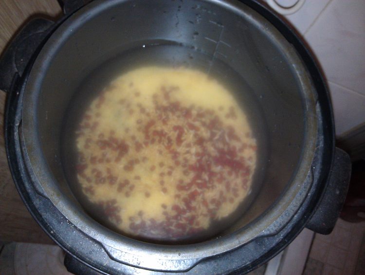小米燕麦红豆粥步骤4
