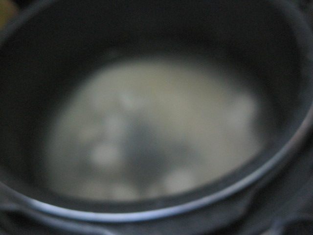 枸杞山药二米粥步骤4
