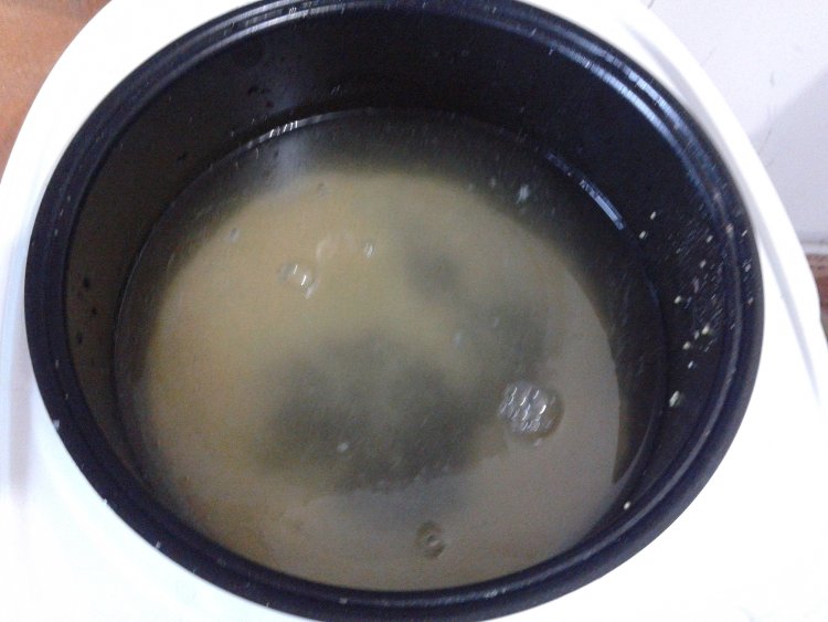 燕麦二米粥步骤3