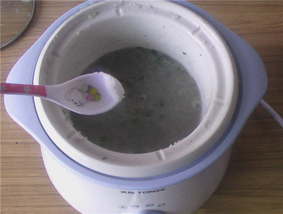 红豆小米瘦肉粥步骤9