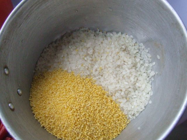 野菜粥步骤1