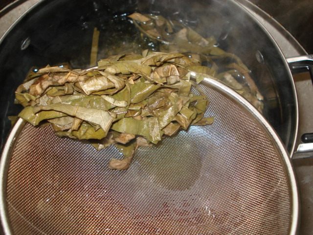 绿豆荷叶小米粥步骤4