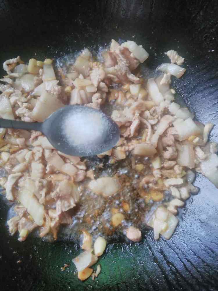 肉沫拌面步骤5