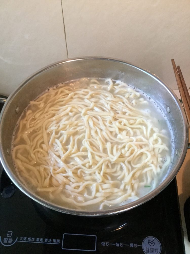 通菜苗炒面步骤13