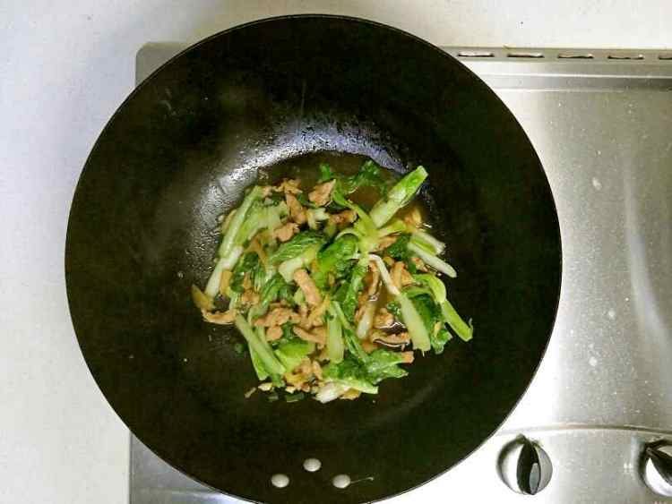 榨菜肉丝拌面步骤8