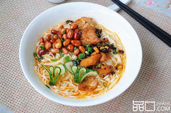 鸡汤肉片面#新鲜从这