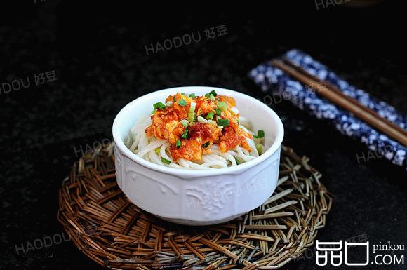 西红柿鸡蛋酱拌面
