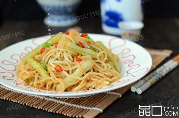 豆角素焖面