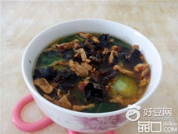 肉丝木耳面