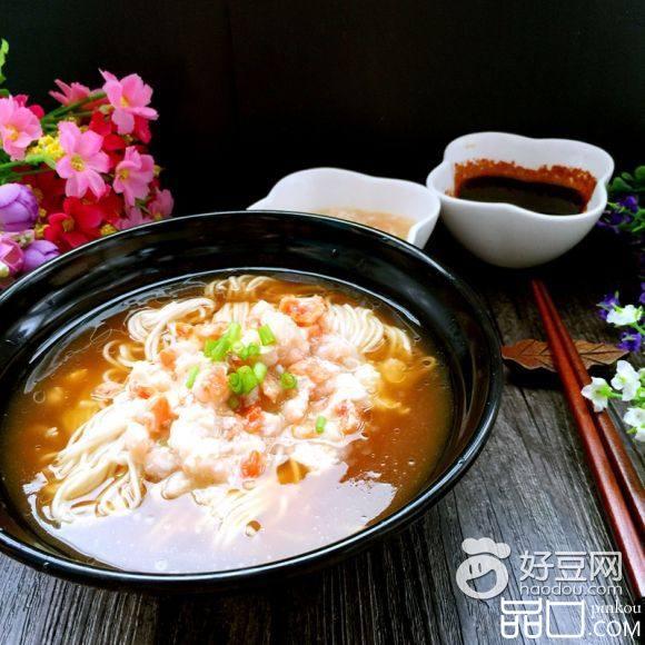【手工美食】三虾面