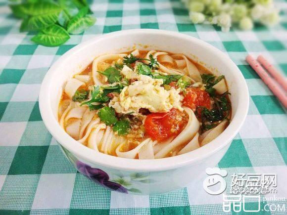 小番茄鸡蛋汤面