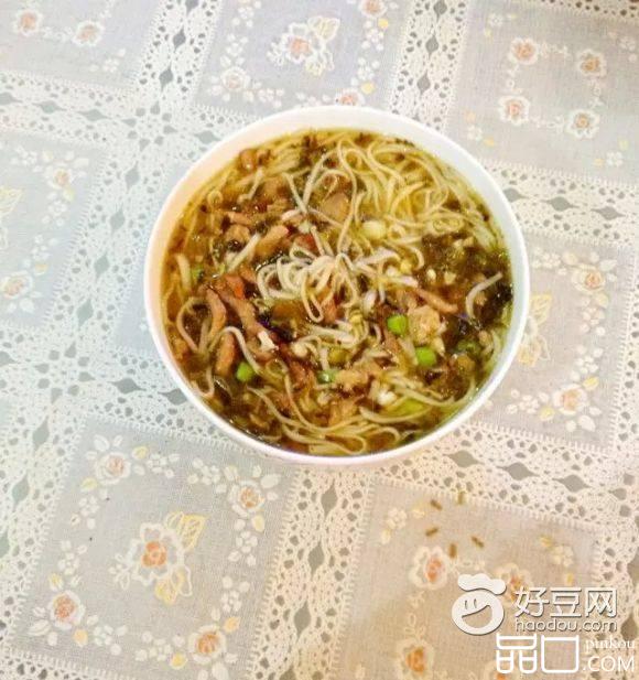 雪菜肉丝面