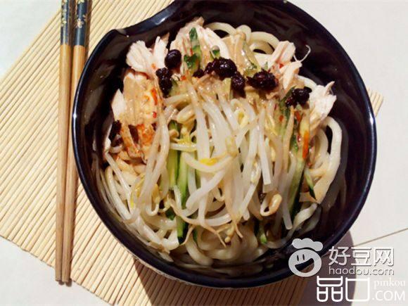 麻酱鸡丝凉面