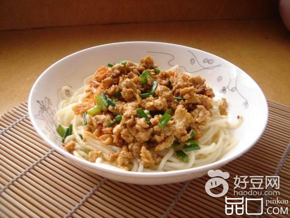 虾米鸡蛋凉面