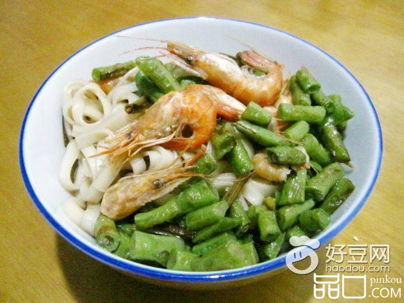 排骨酱虾面条