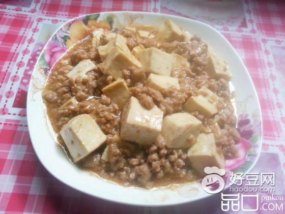 家常豆腐肉沫
