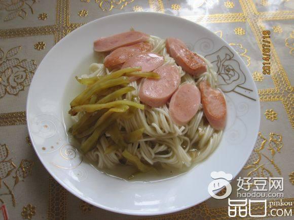 榨菜火腿面