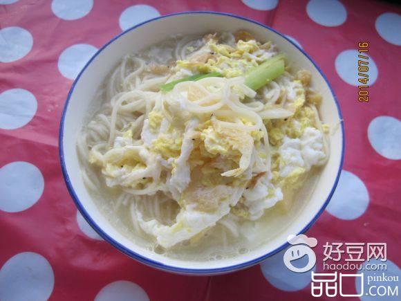 虾皮煮面