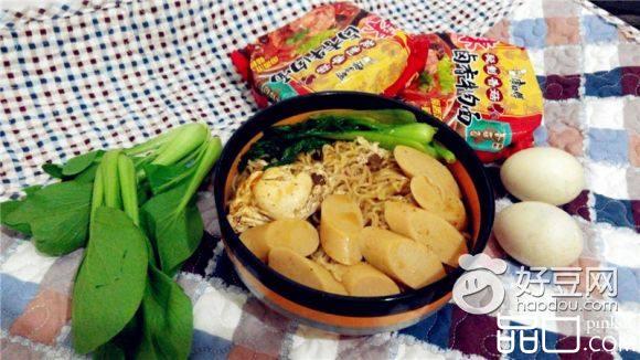 爱心宵夜餐蛋面