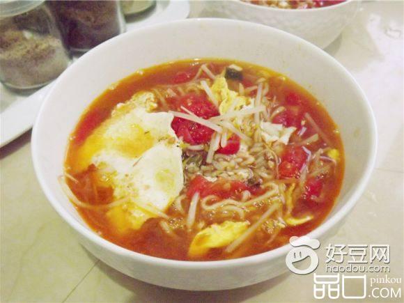 西红柿豆芽面