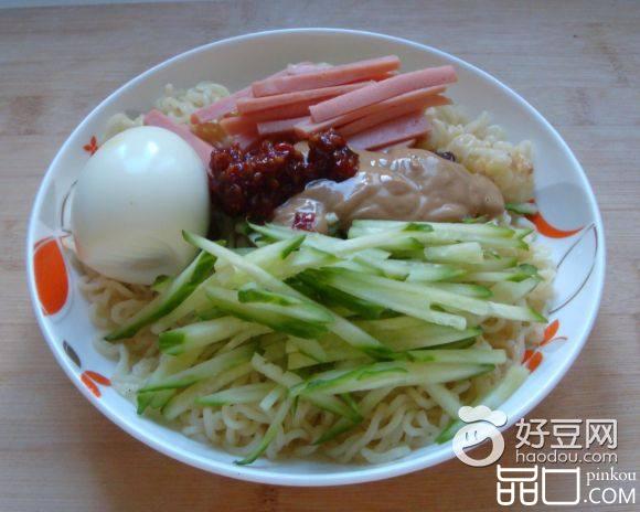 干拌方便面