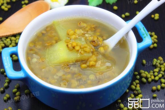 西瓜皮绿豆糖水#盛夏