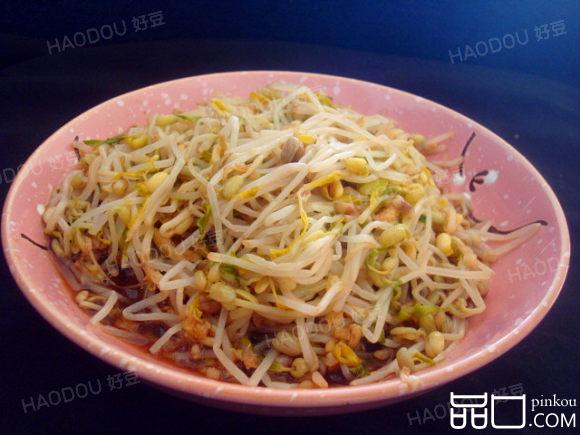 凉拌自发绿豆芽