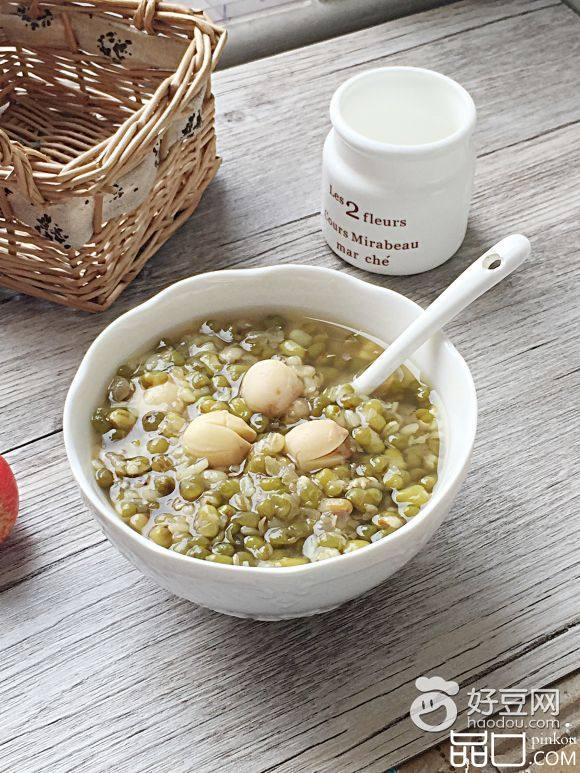 【手工美食】绿豆莲子