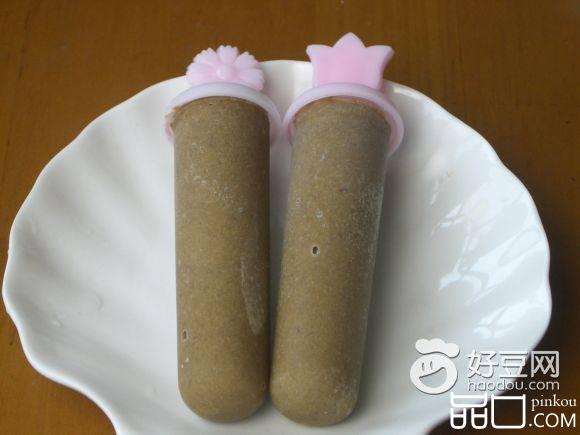 红糖绿豆沙冰棍