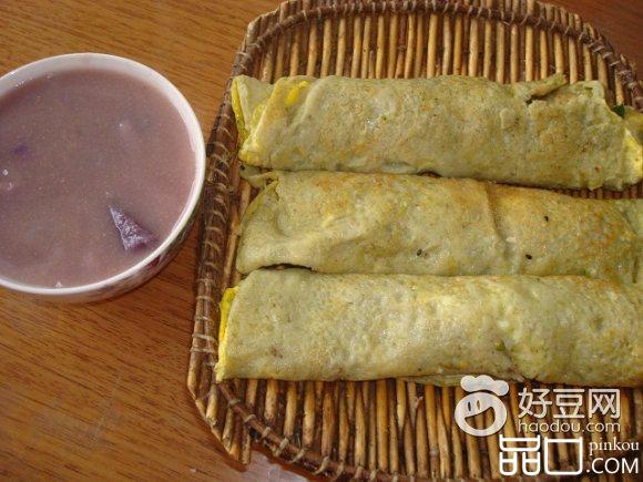 绿豆卷饼