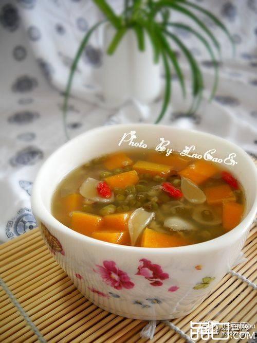 百合南瓜绿豆汤